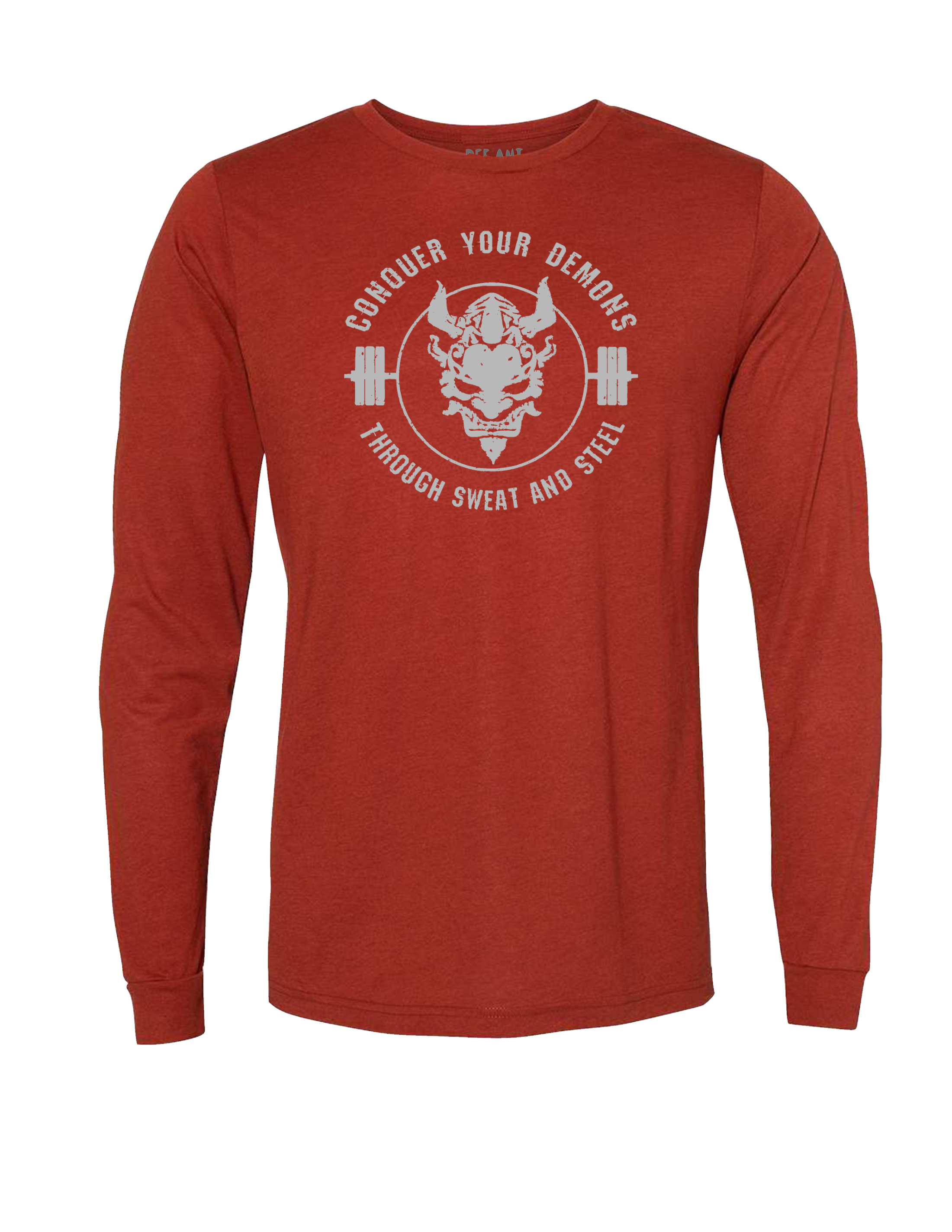 CONQUER YOUR DEMONS - LONG SLEEVE - BRICK -  LIMITED RUN!