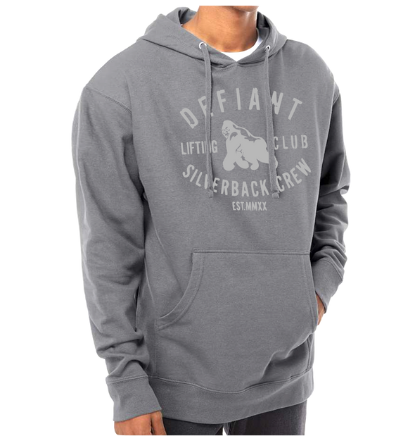 Load image into Gallery viewer, &quot;ATTACK THE BAR&quot; MIDWEIGHT HOODIE - HEATHER GRAY

