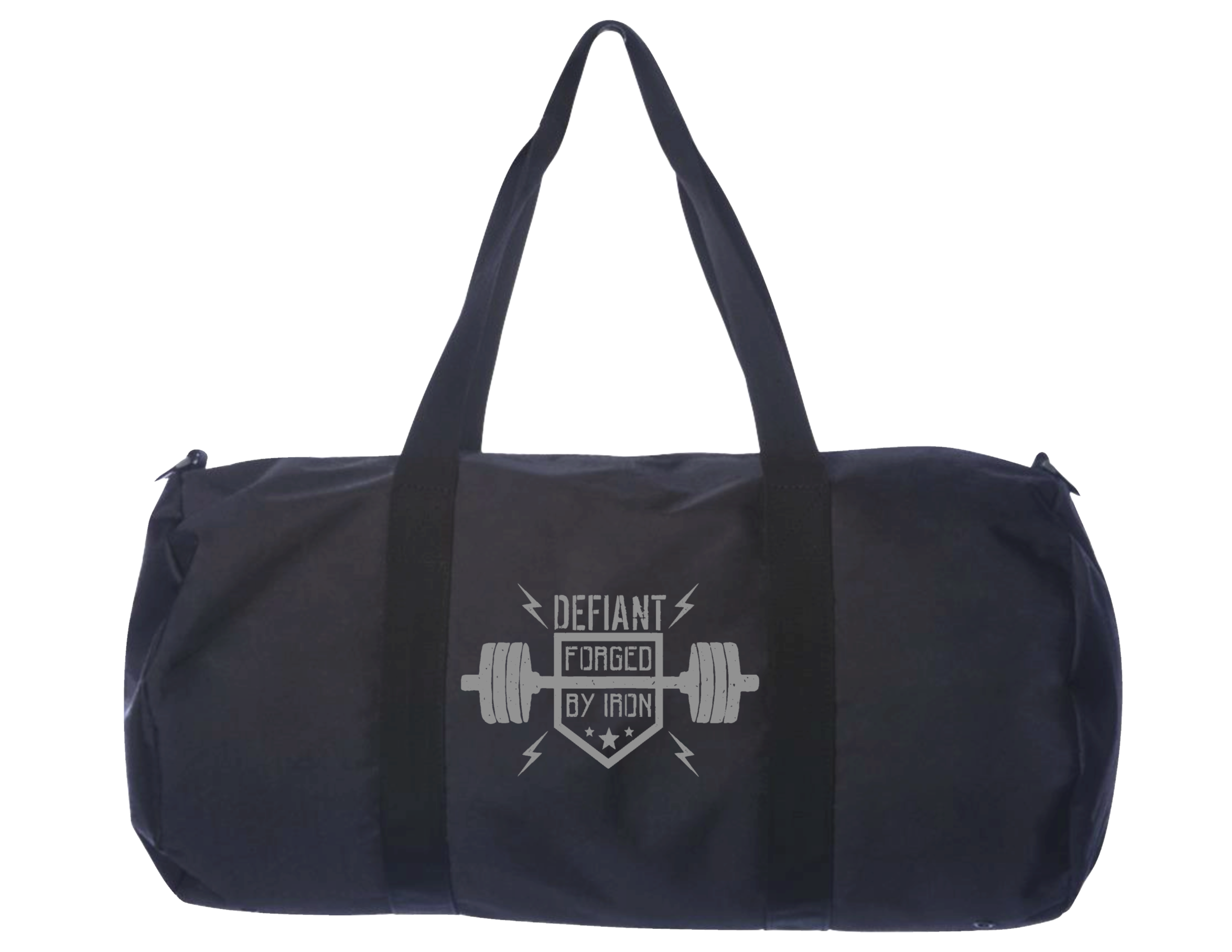 NEW - DEFIANT GYM DUFFLE BAG - FORGED WITH IRON - LIMITED SUPPLY