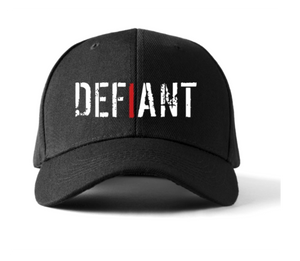 DEFIANT BASEBALL CAP - Available in 2 Colors