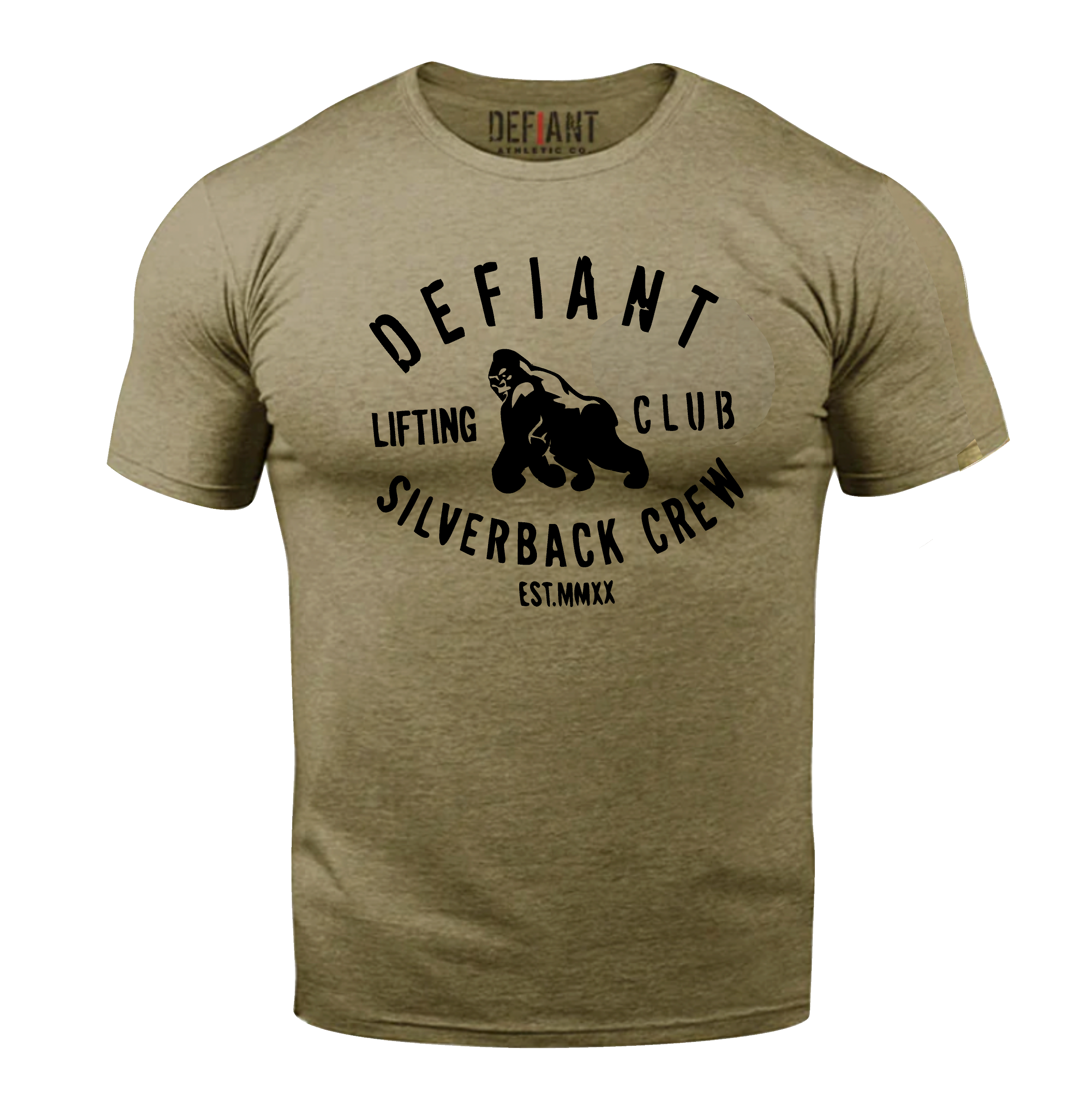 FEATURING SIZE 4XL - DEFIANT SILVERBACK  CREW