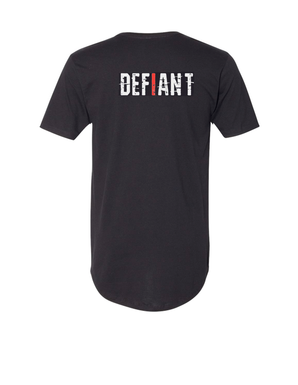 Load image into Gallery viewer, LONGER SHIRTS - LIMITED RUN - DEFIANT: STRONG STANDS APART!

