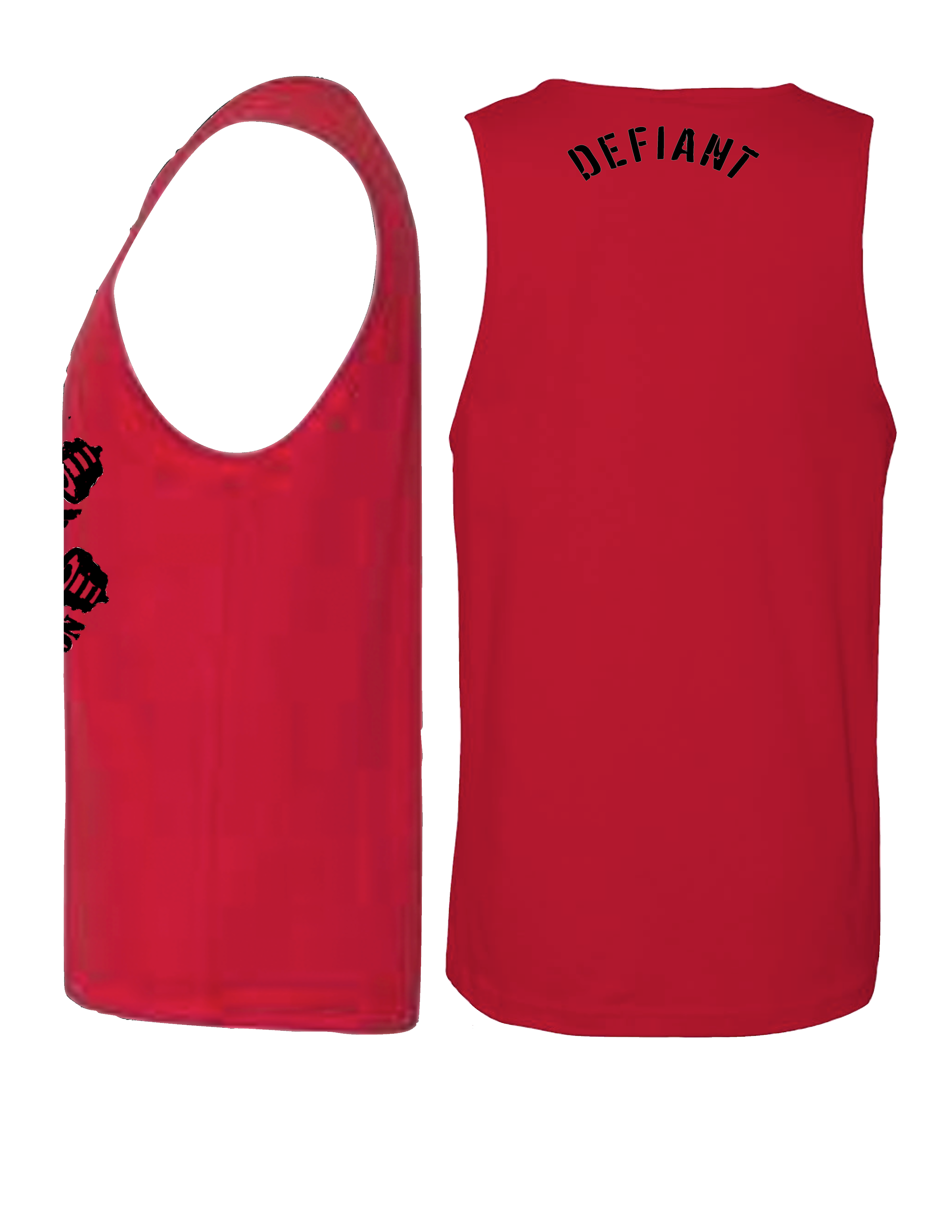 BODY AND MIND - MUSCLE TANK - RED IS BACK IN STOCK