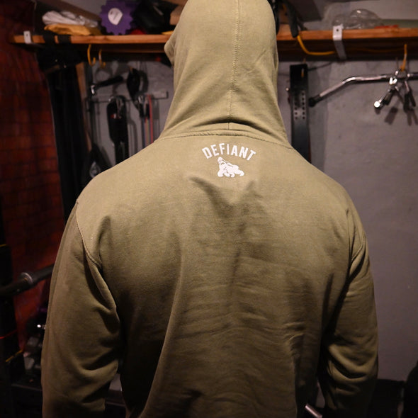 Load image into Gallery viewer, SILVERBACK MIDWEIGHT HOODIE - ARMY HEATHER
