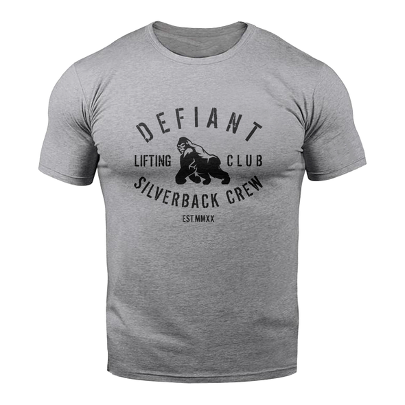 Load image into Gallery viewer, DEFIANT SILVERBACK CREW LIFTING CLUB - sizes Sm to 4xl
