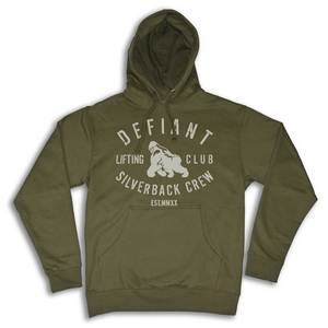 SILVERBACK MIDWEIGHT HOODIE - ARMY HEATHER