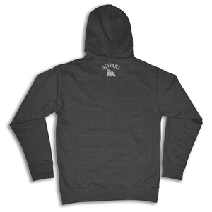 SILVERBACK MIDWEIGHT HOODIE - CHARCOAL - SIZES S TO 4XL
