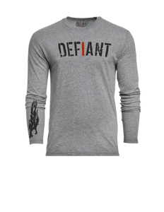 ATTACK THE BAR - LONG SLEEVE T - HEATHER GRAY - LIMITED RUN!