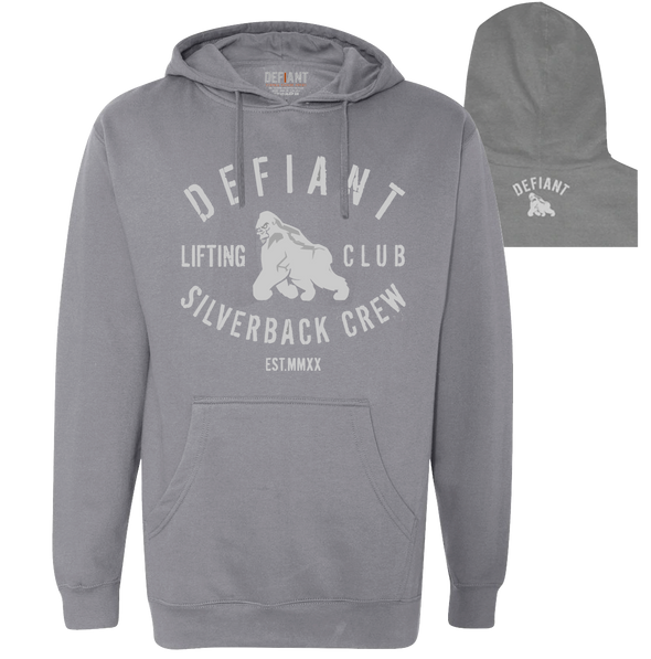 Load image into Gallery viewer, NEW - SILVER SILVERBACK MIDWEIGHT HOODIE - GUNMETAL GRAY - LIMITED SIZES
