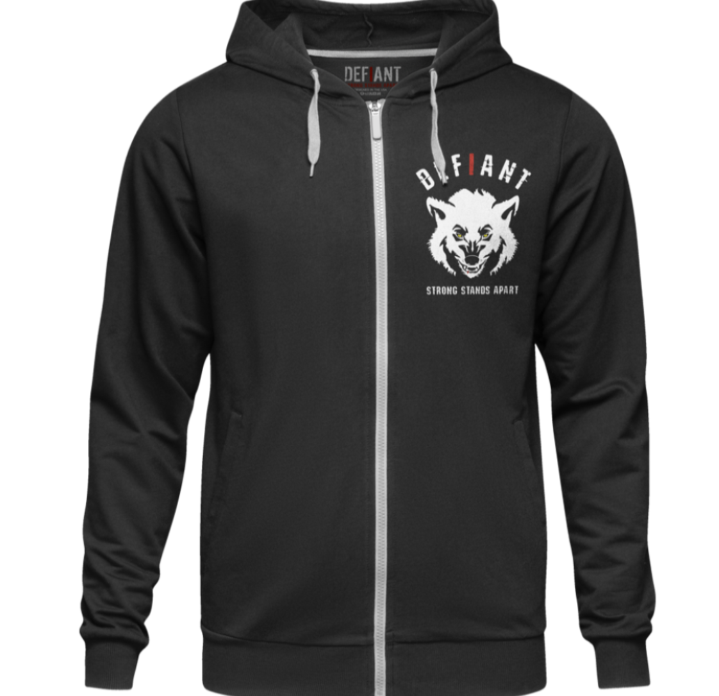 Black and white wolf hoodie sales
